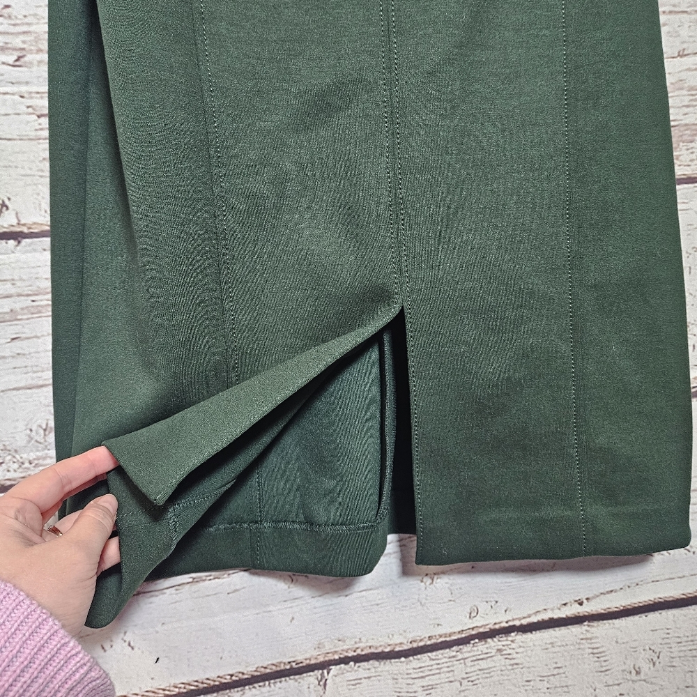 Ann Taylor Green Knee Length Dress Size 10 - Picture 7 of 11